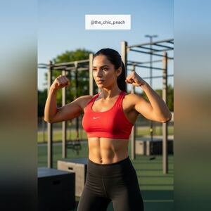 🩷$15 | Nike Women's Vibrant Red Sports Bra